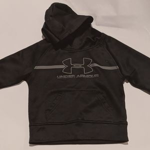 Toddler boys 2T, black and gray Under Armour hoodie